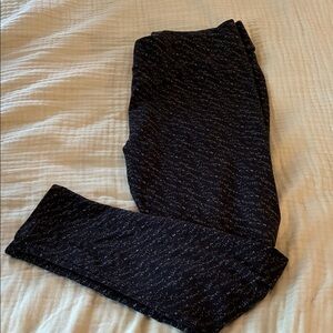 Women's Black with White leggings